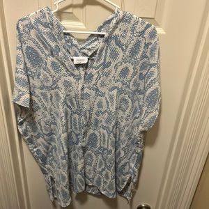 Snake print tunic size L
